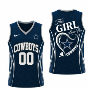 Dallas Cowboys x Premium NFL Women’s Game Day Love Tank Top Jersey TTH300502