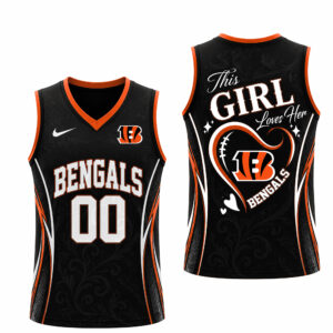 Cincinnati Bengals x Premium NFL Women’s Game Day Love Tank Top Jersey TTH300502