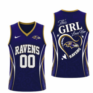 Baltimore Ravens x Premium NFL Women’s Game Day Love Tank Top Jersey TTH300502