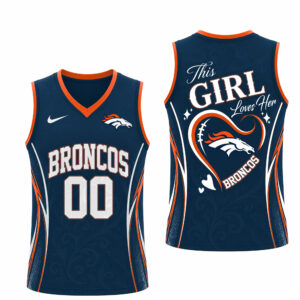 Denver Broncos x Premium NFL Women’s Game Day Love Tank Top Jersey TTH300502
