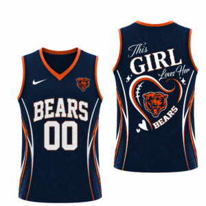 Chicago Bears x Premium NFL Women’s Game Day Love Tank Top Jersey TTH300502