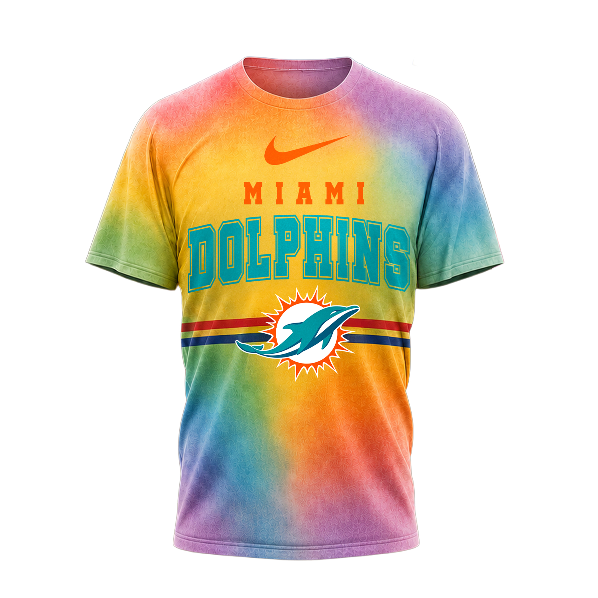 Miami Dolphins x Premium NFL Human Being Color May Vary 3D T-Shirt TTH300505