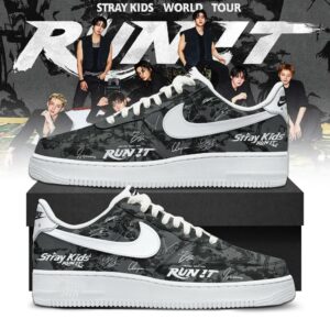 Stray Kids Run It World Tour 2026 Premium Air Force 1 Sneakers