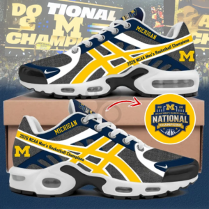 University Of Michigan 2026 Basketball Champions Air Max Plus Sneakers