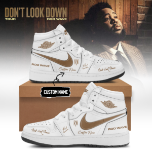 Rod Wave Dont Look Down Tour 2026 Premium Music Fan Sneakers