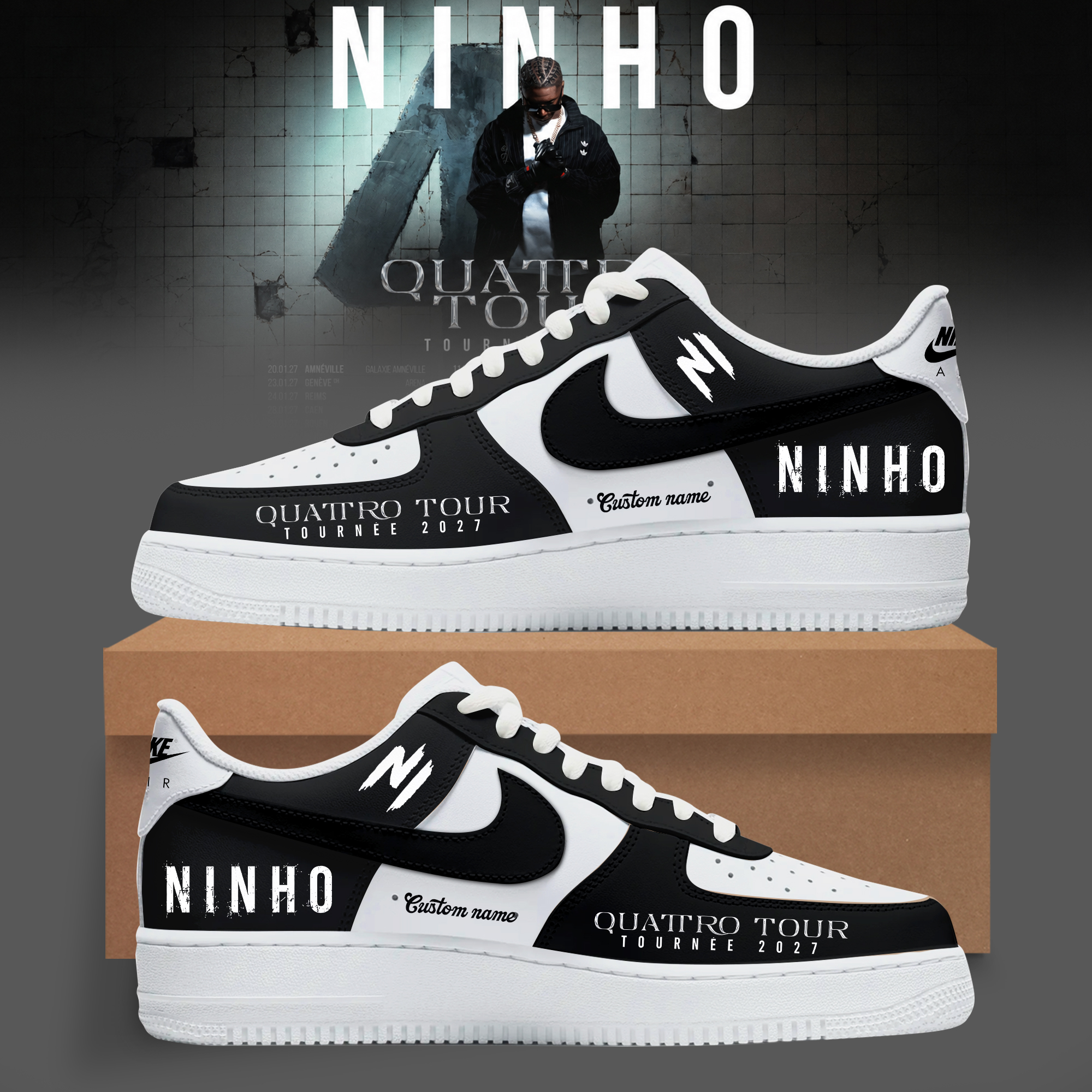 Quattro Tour 2027 Collector Fan Sneakers Edition