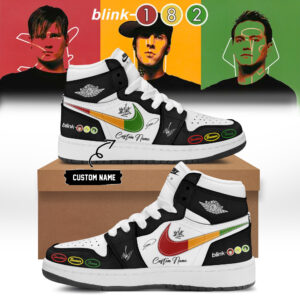 Blink 182 Take Off Your Pants And Jacket Exclusive Fan Sneakers Edition