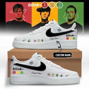 Blink 182 Take Off Your Pants And Jacket Premium Signature Sneakers