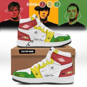 Blink 182 Take Off Your Pants And Jacket 25th Anniversary Limited Fan Sneakers