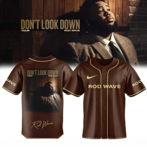 Rod Wave Dont Look Down Tour Collector Baseball Jersey Edition