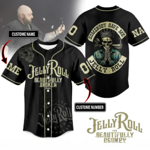 Jellylover Somebody Save Me Premium Baseball Jersey Fan Edition