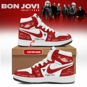 Bon Jovi Forever Tour 2026 Exclusive Signature Tour Sneakers