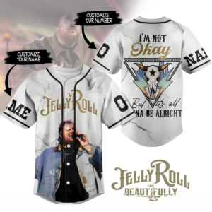 Jelly Roll Custom Baseball Jersey Modern Street Style Fan Collection