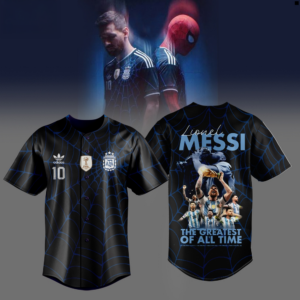 Messi x Spider Man GOAT Web Hero Premium Baseball Jersey Collection
