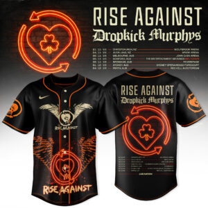 Rise Against x Dropkick Murphys AUNZ Tour 2026 Collector Baseball Jersey