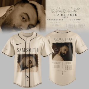 Sam Smith To Be Free Collection Official Fan Baseball Jersey