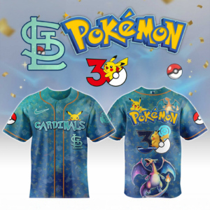 St Louis Cardinals Pokemon Day Limited Baseball Jersey Collector Edition