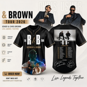 Raymond x Chris Brown The R And B Tour Timeless Baseball Jersey Edition