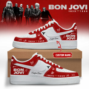Bon Jovi Forever Tour 2026 Official Tour Signature Sneakers