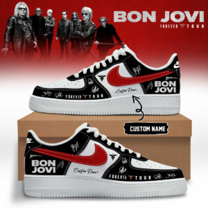 Bon Jovi Forever Tour 2026 Premium Concert Sneakers Fan Collection
