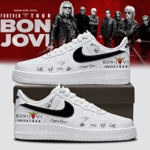 Bon Jovi Forever Tour Signature Collection Premium Fan Sneakers Edition