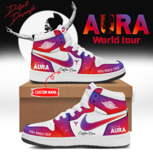 Diljit Dosanjh AURA World Tour 2026 Premium Signature Sneakers Edition1