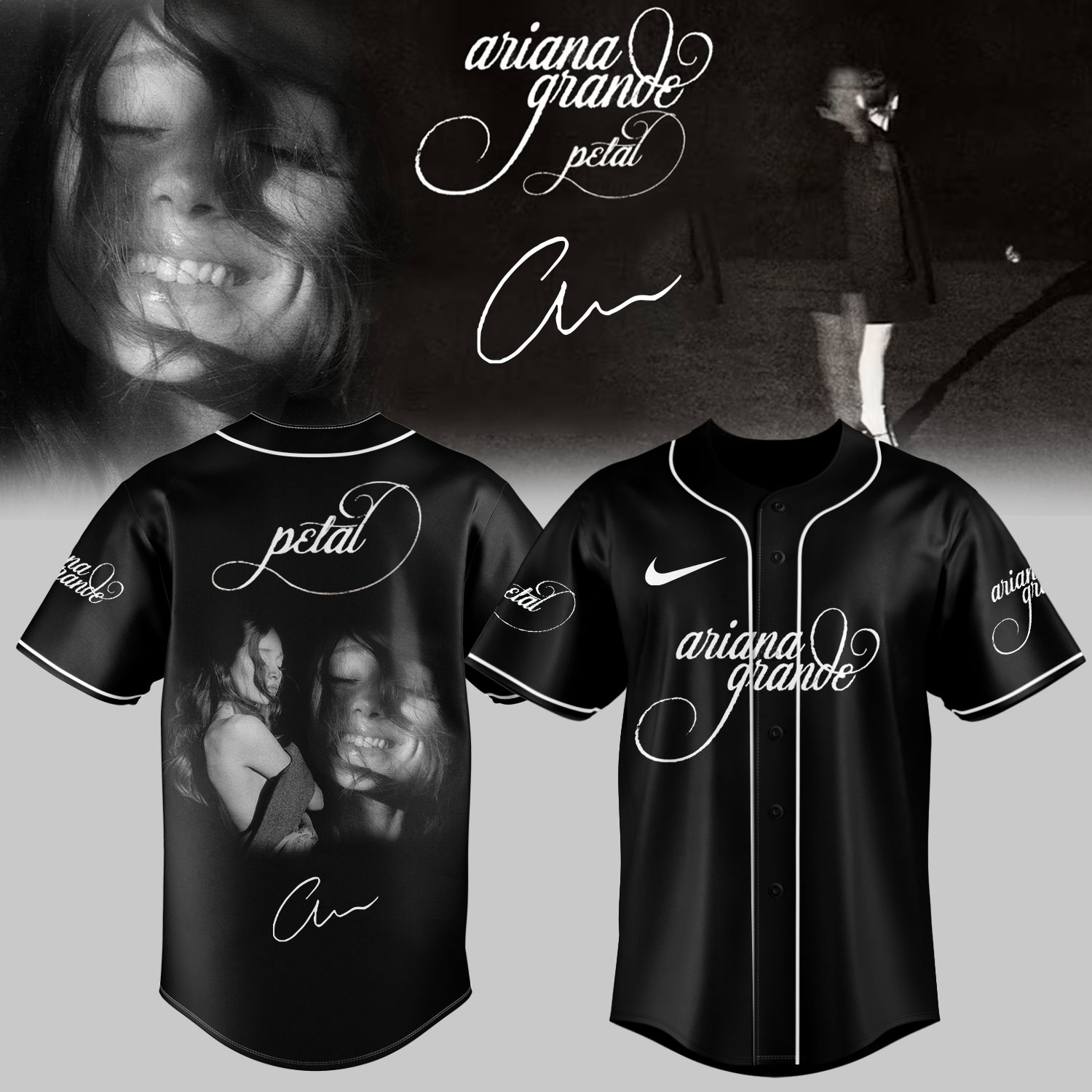 Ariana Grande Petal 2026 Limited Edition Baseball Jersey Fan Collection