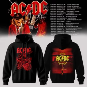 Ac Dc Power Up Tour 2026 North America Collector Concert Hoodie