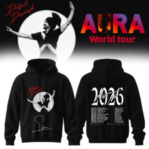 Diljit Dosanjh Aura World Tour 2026 Official Signature Hoodie Collection1
