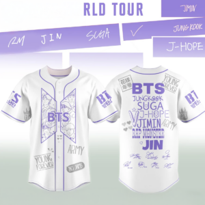 Bts World Tour Baseball Jersey Collector Fan Edition Batch Five