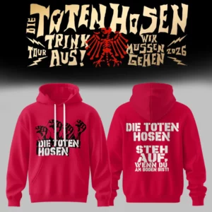 Die Toten Hosen Trink Aus Wir Mussen Gehen Tour 2026 Fan Hoodie