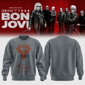 Bon Jovi Forever Tour Signature Collection Limited Collector Sweatshirt