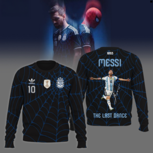 Messi X Spider Man Soccer Hero Collector Fan Sweatshirt Edition