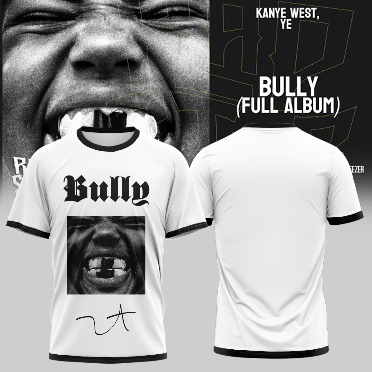 Ye 2026 Tour Collector Fan Graphic T-Shirt Edition