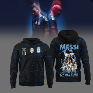 Messi X Spider Man Goat Web Hero Official Fan Hoodie Collection