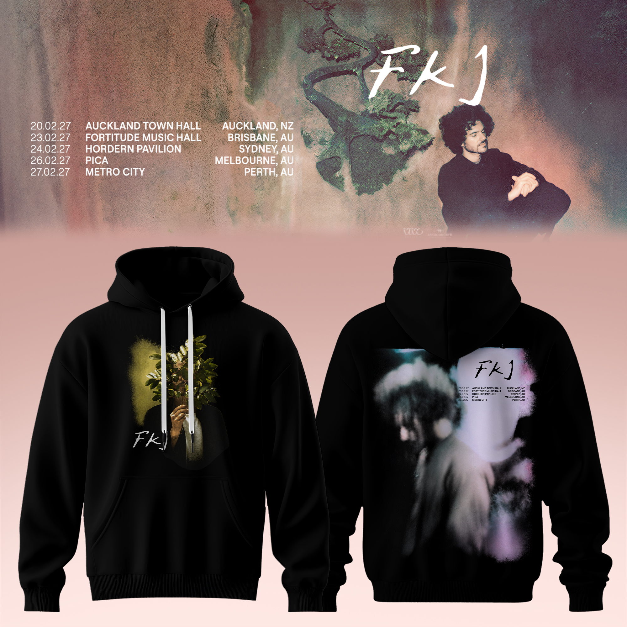 Fkj Aunz Tour 2027 Collector Hoodie Merchandise Collection