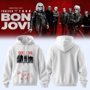 Bon Jovi Forever Tour Signature Collection Collector Hoodie Merchandise