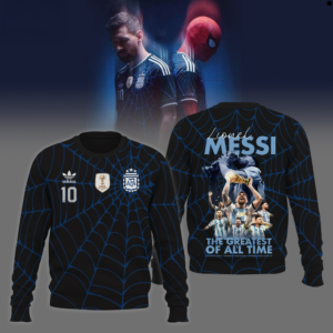 Messi X Spider Man Goat Web Hero Collector Fan Sweatshirt