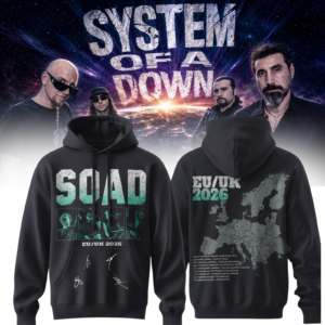 System Of A Down Europe Uk Stadium Tour 2026 Official Fan Hoodie