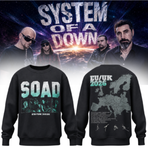 System Of A Down Europe Uk Stadium Tour 2026 Premium Fan Sweatshirt