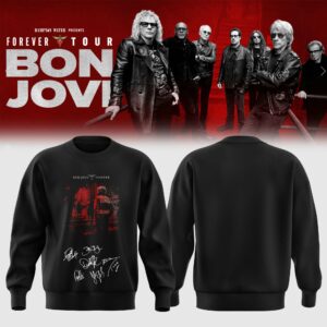 Bon Jovi Forever Tour Signature Collection Premium Fan Sweatshirt Edition