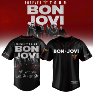 Bon Jovi Forever Tour 2026 Premium Signature Baseball Jersey Collection