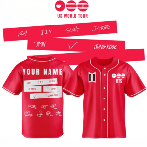 Comeback World Tour Official Baseball Jersey Fan Collection