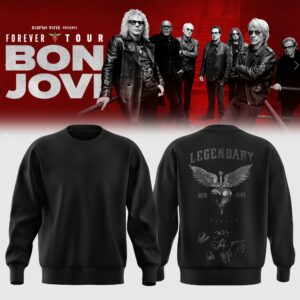 Bon Jovi Forever Tour Signature Collection Collector Fan Sweatshirt