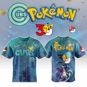 Chicago Cubs Pokemon Day Limited Baseball Jersey Fan Collection