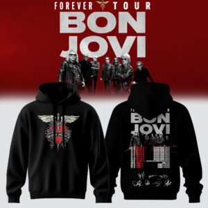 Bon Jovi Forever Tour 2026 Official Signature Hoodie Fan Collection1