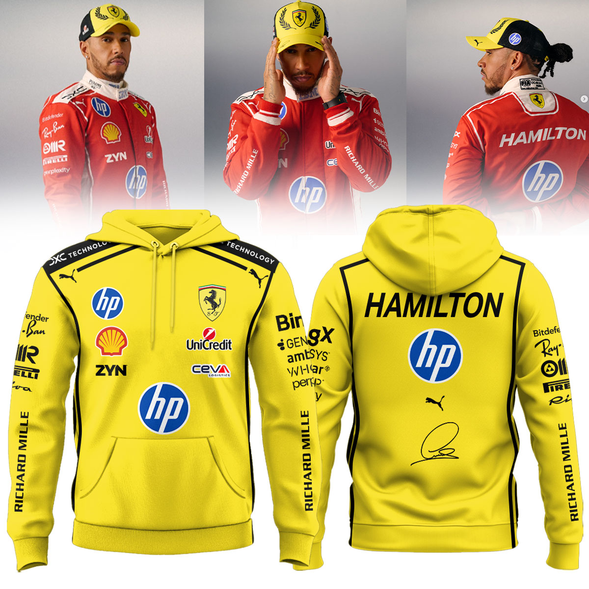 Lewis Hamilton 2026 Limited Edition Hoodie And Cap Fan Collection