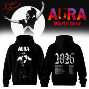 Diljit Dosanjh Aura World Tour 2026 Premium Collector Hoodie Edition