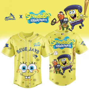 Toronto Blue Jays Spongebob Squarepants 2026 Night Baseball Jersey
