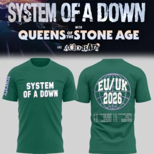 System Of A Down Uk Europe Stadium Tour 2026 Collector Edition T-Shirt